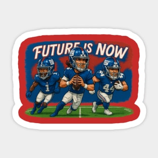 Giants Trio Jaxson Dart Malik Nabers Cam Skattebo Sticker